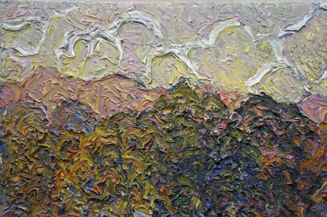Abstract oil painting Sunny day Fomin Anatoly Nikiforovich - 3