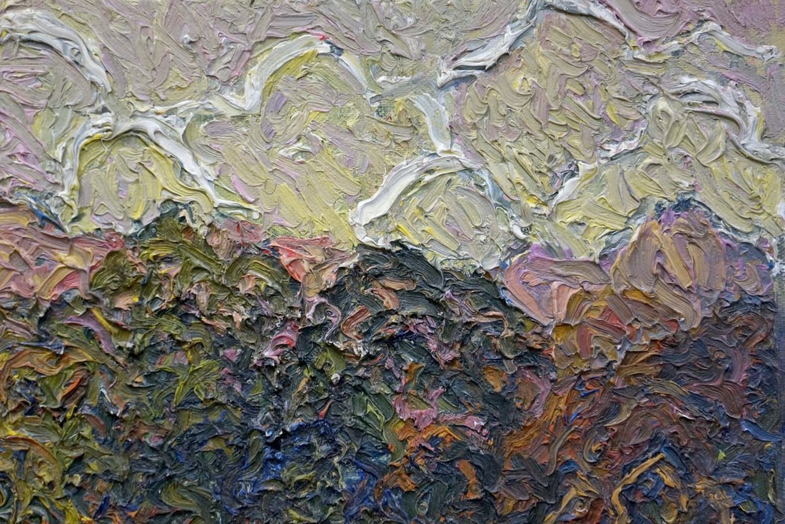 Abstract oil painting Sunny day Fomin Anatoly Nikiforovich - 4