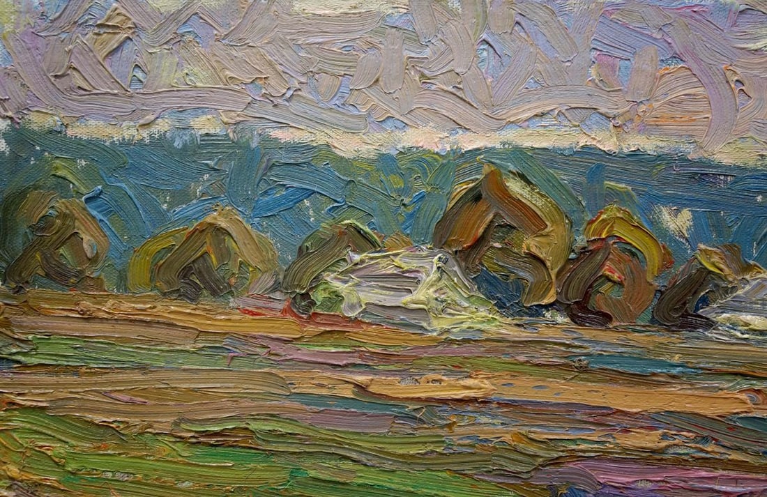 Oil painting Field landscape Dupliy Sergey Alexandrovich - 3