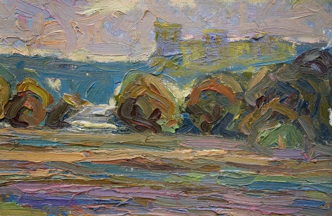 Oil painting Field landscape Dupliy Sergey Alexandrovich - 4