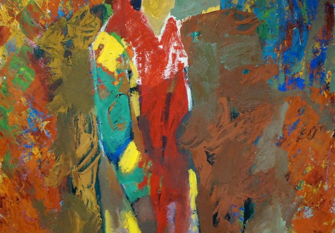 Abstract oil painting Person Pokulity Konstantin Ivanovich - 3