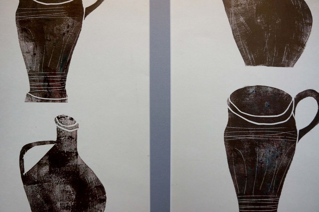 Abstract painting Vases Albina Yaloz - 6