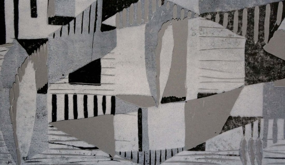 Abstract painting Human thoughts Albina Yaloz - 2