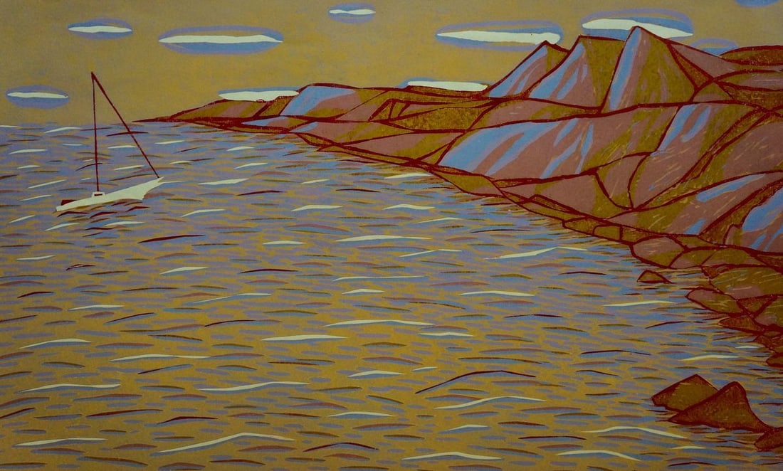 Abstract painting Pink morning Albina Yaloz - 2
