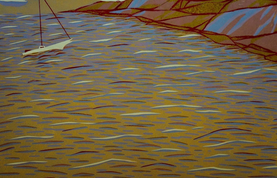 Abstract painting Pink morning Albina Yaloz - 3