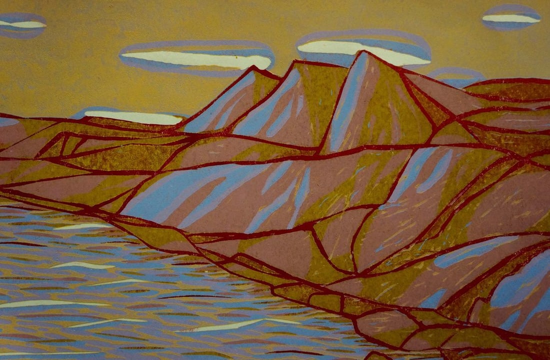 Abstract painting Pink morning Albina Yaloz - 5