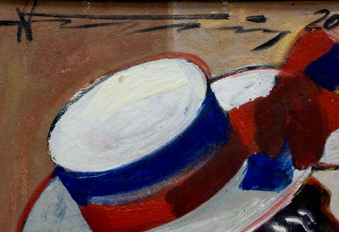 Oil painting Nikolay Nikolaevich Prokopenko Clown with cherry - 4