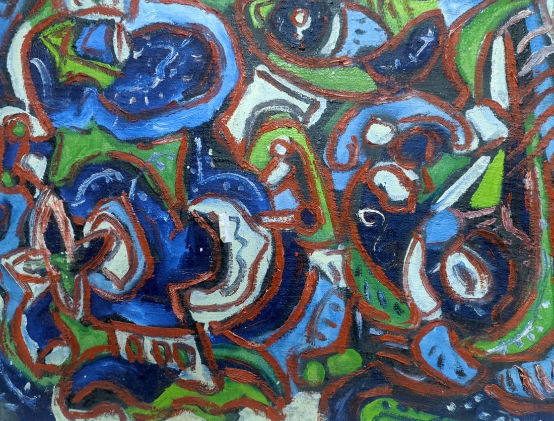 Abstract oil painting The artist's thoughts Boyko Petr Borisovich - 2