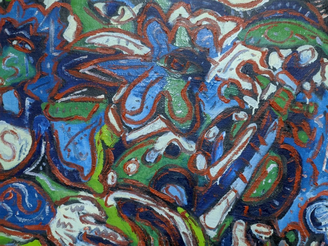 Abstract oil painting The artist's thoughts Boyko Petr Borisovich - 4
