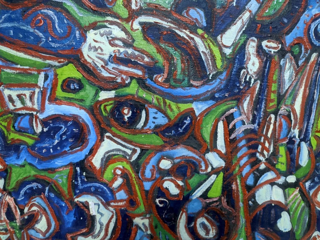 Abstract oil painting The artist's thoughts Boyko Petr Borisovich - 6