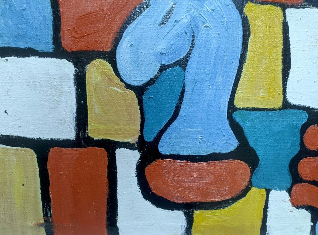 Abstract oil painting No vocals without a glass Boyko Petr Borisovich - 2