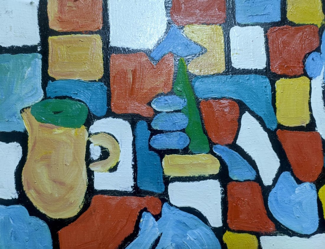 Abstract oil painting No vocals without a glass Boyko Petr Borisovich - 3