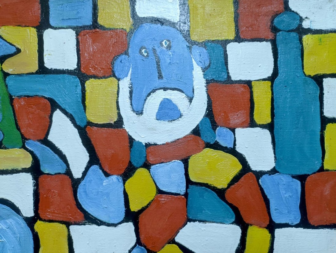 Abstract oil painting No vocals without a glass Boyko Petr Borisovich - 4