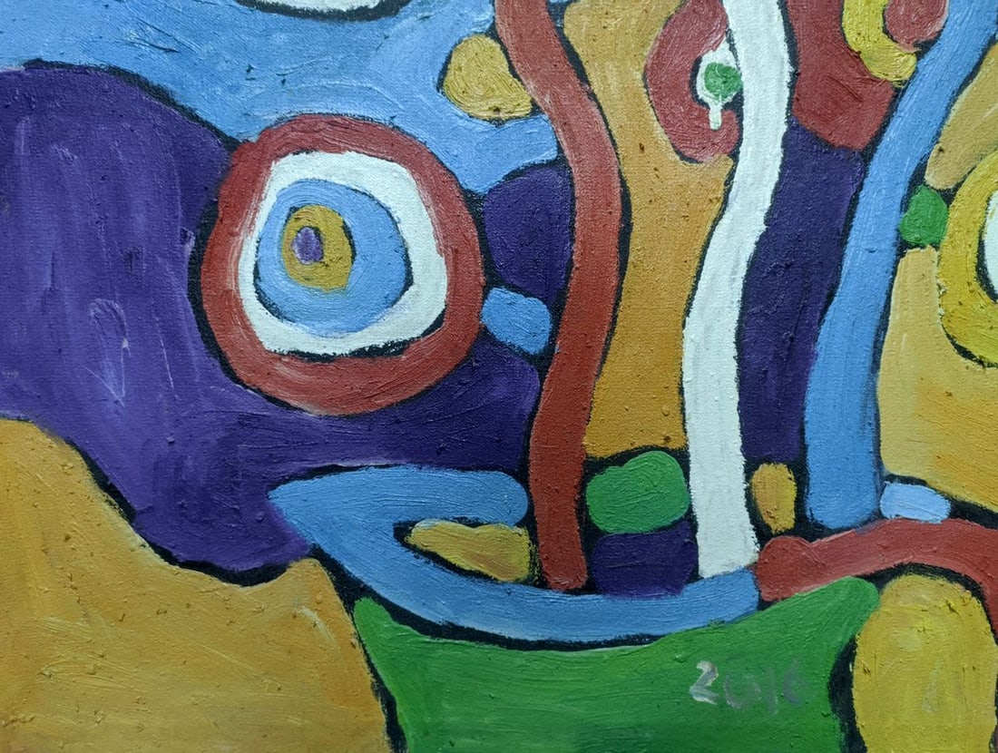 Abstract oil painting Flowers Boyko Petr Borisovich - 2