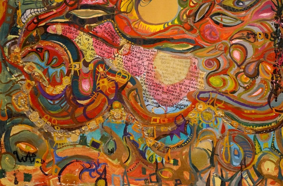 Abstract oil painting Sinbad's Travels Vabel Alexander Alexandrovich - 2