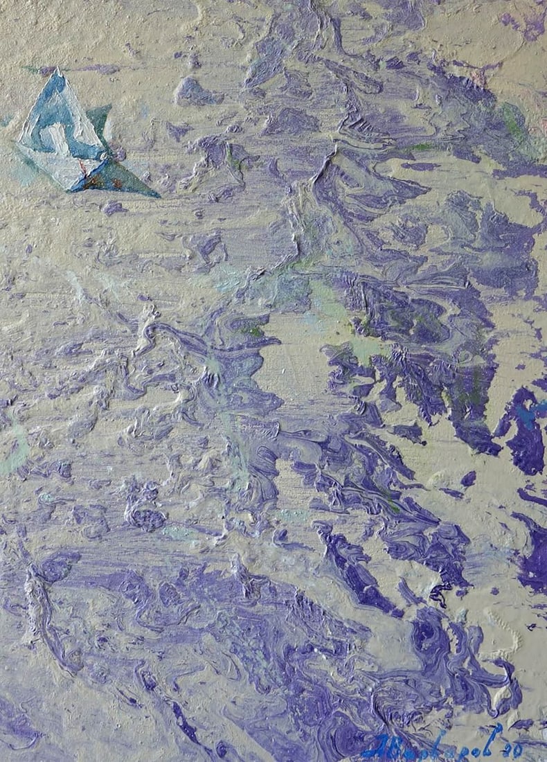 Oil painting Flood water Varvarov Anatoly Viktorovich - 5