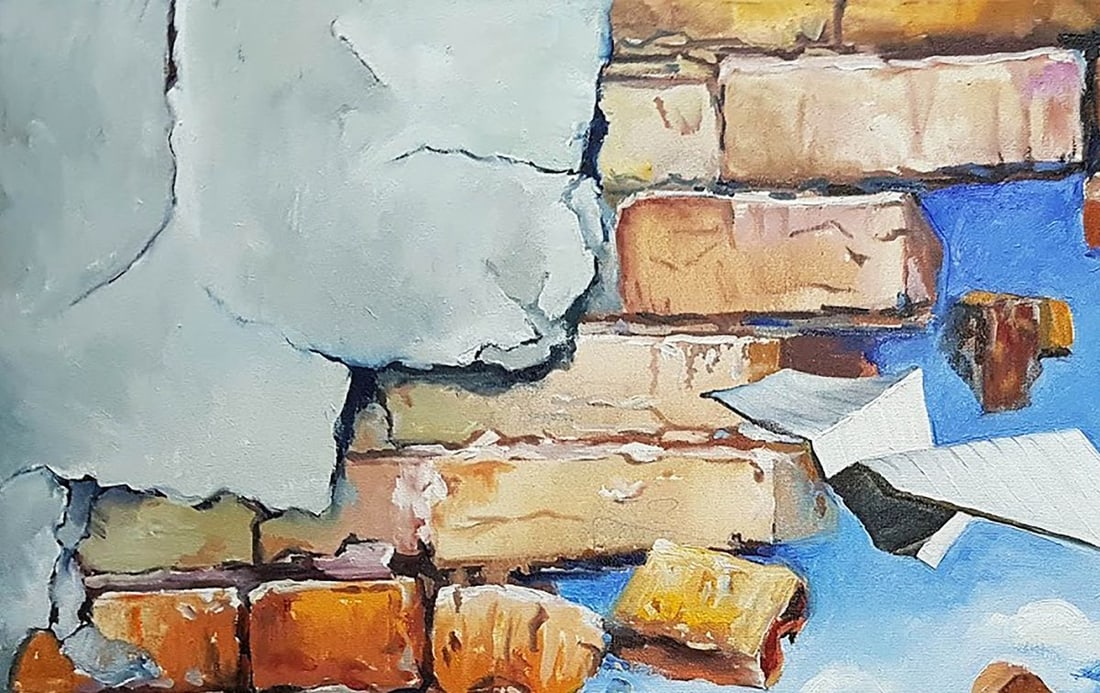 Oil painting The wall Varvarov Anatoly Viktorovich - 2