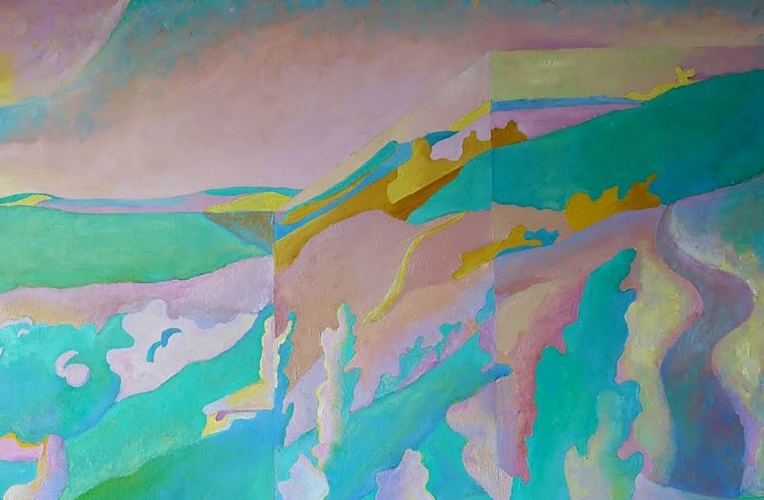 Abstract oil painting Landscape Varvarov Anatoly Viktorovich - 3