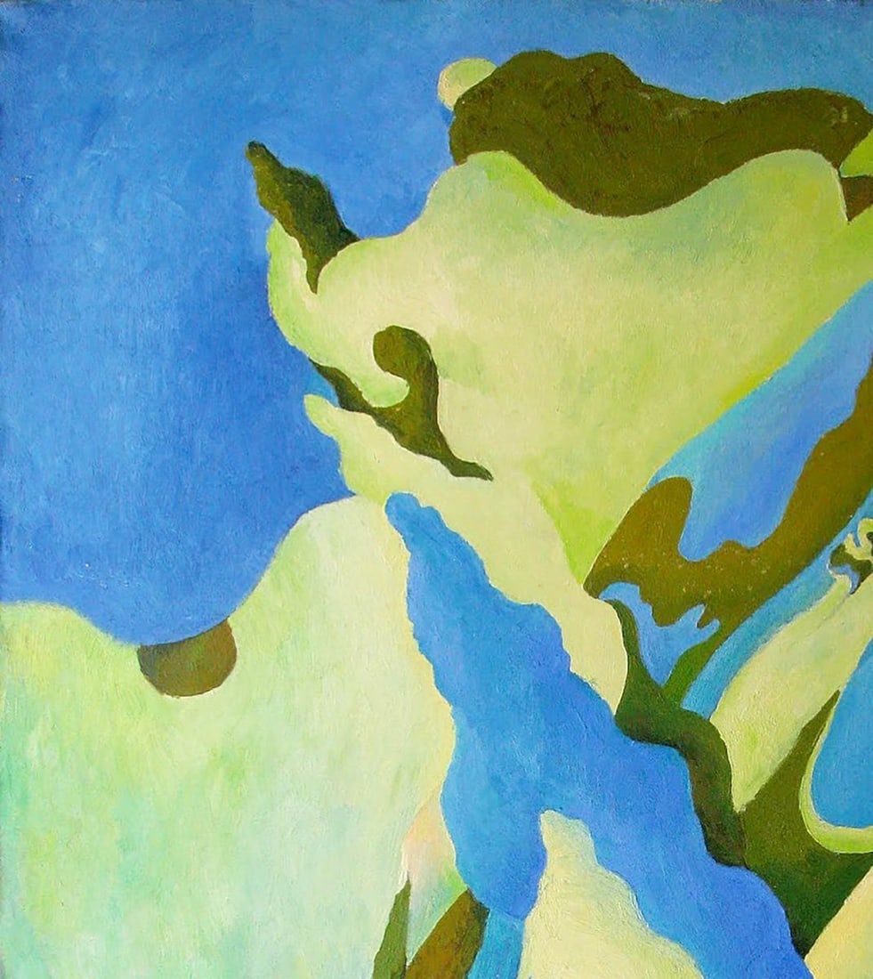 Abstract oil painting Poplar Varvarov Anatoly Viktorovich - 2