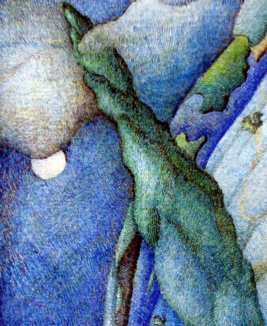 Abstract watercolor painting Poplar heart Varvarov Anatoly Viktorovich - 2