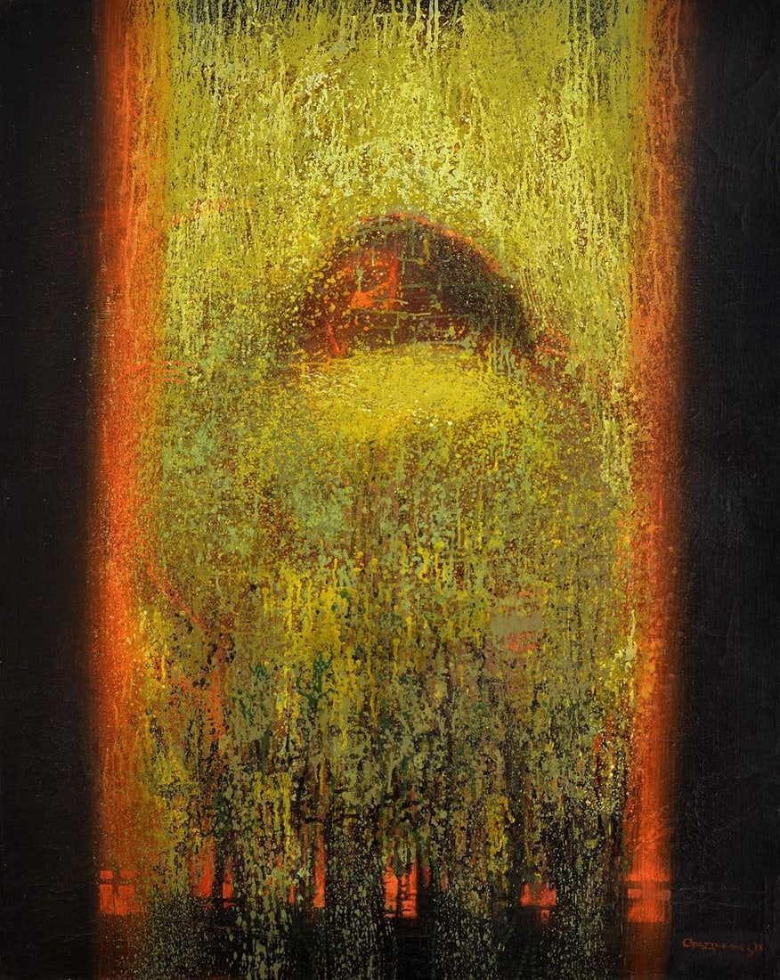 Abstract oil painting Way to yourself Stadnik Vladimir: GSE 8 *** ABOUT THIS PAINTING *** * TITLE: Way to yourself * ARTISTS: Stadnik Vladimir * SIZE: 87x110 cm/'34.25x43.30 inches' * MEDIUM: oil, canvas * HAND PAINTED: Original painting from our collectio