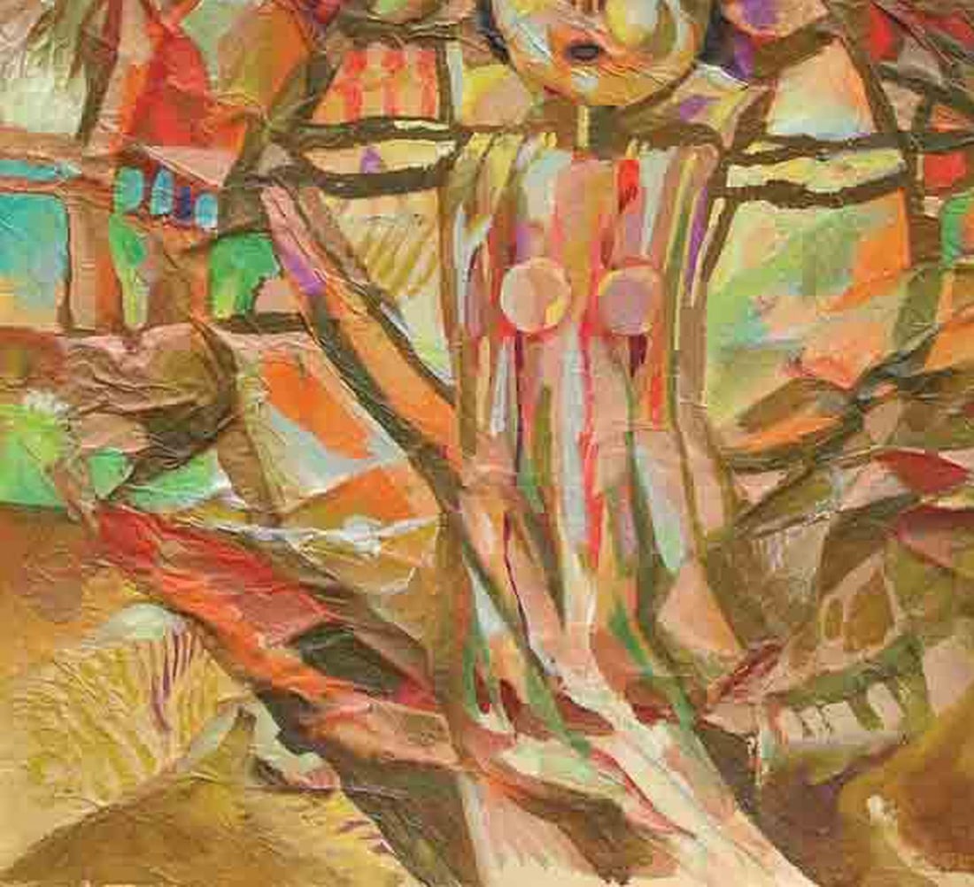 Abstract oil painting Palimpsest Stadnik Vladimir - 4