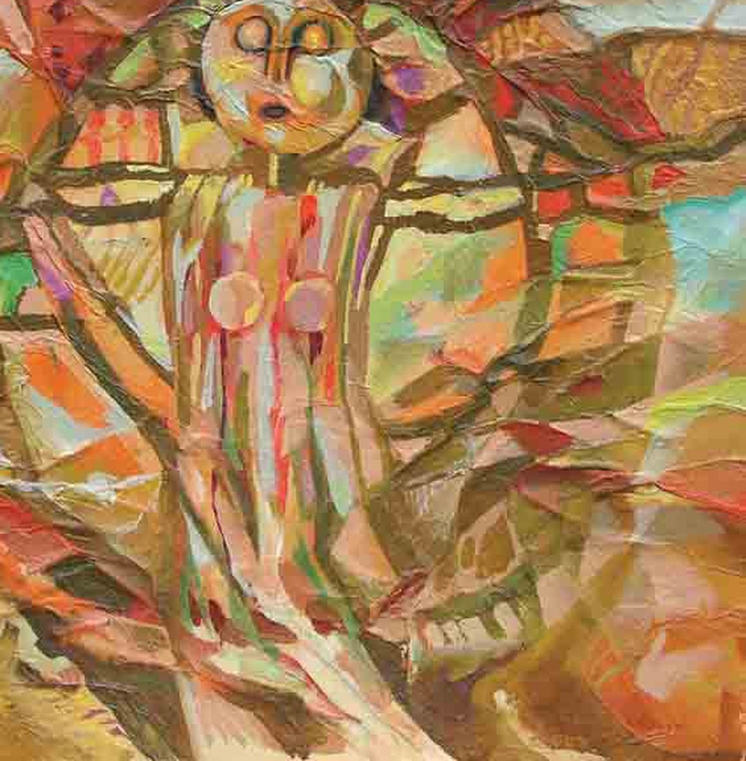 Abstract oil painting Palimpsest Stadnik Vladimir - 5