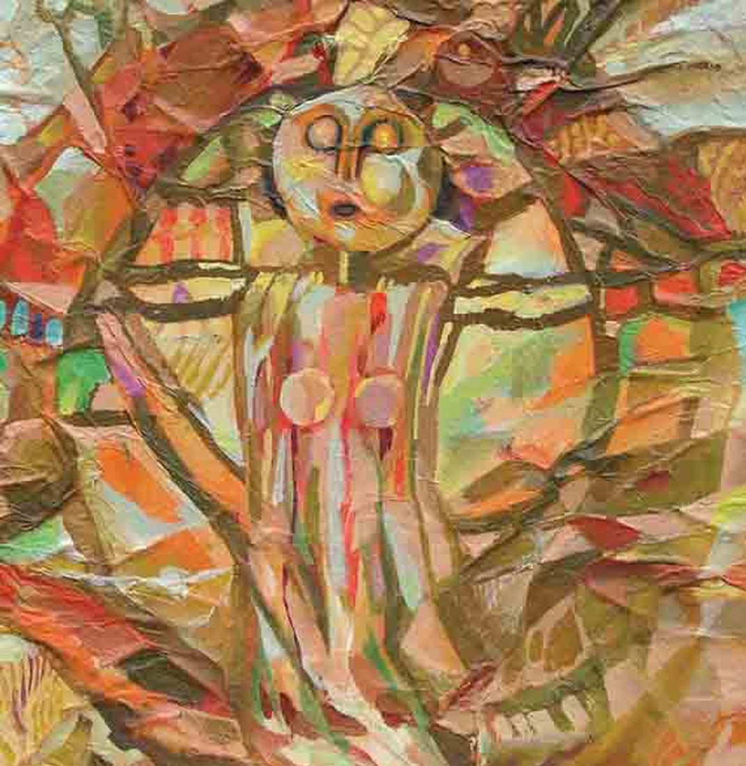 Abstract oil painting Palimpsest Stadnik Vladimir - 6