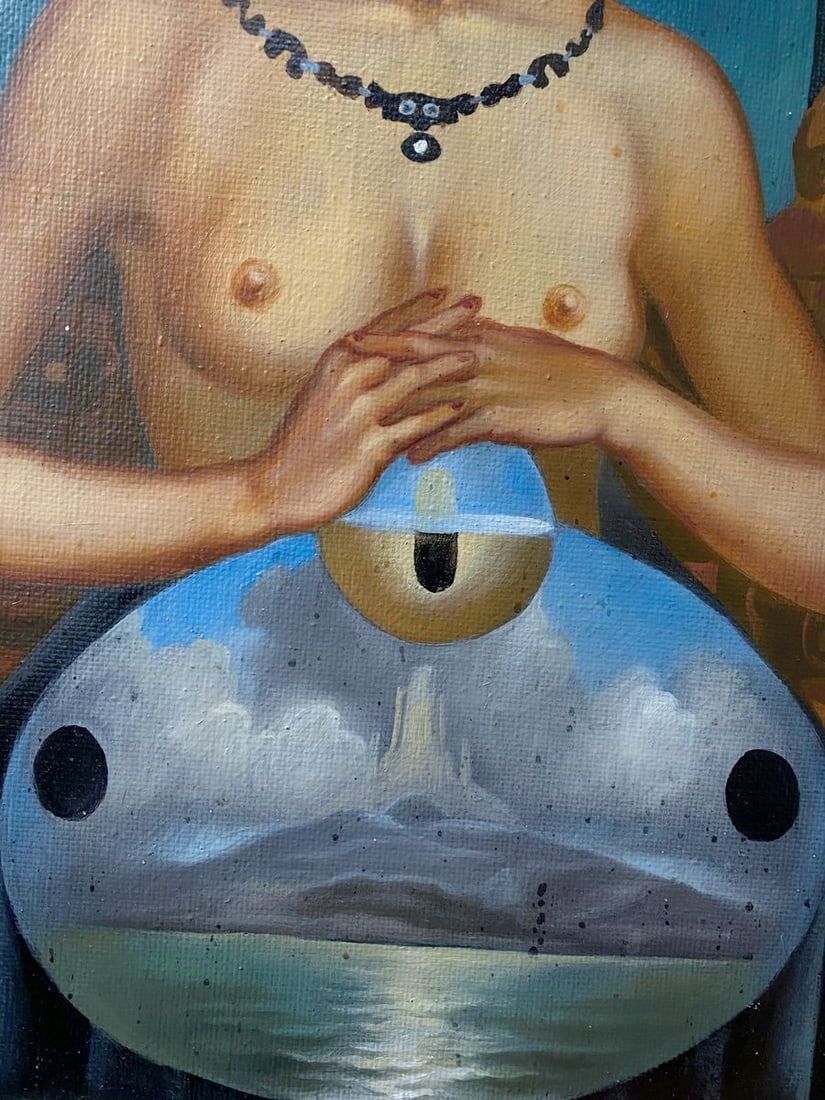 Oil painting Melancholy Alexander Arkadievich Litvinov - 4