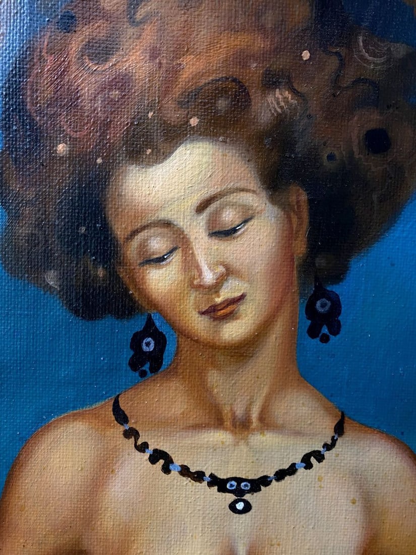 Oil painting Melancholy Alexander Arkadievich Litvinov - 7