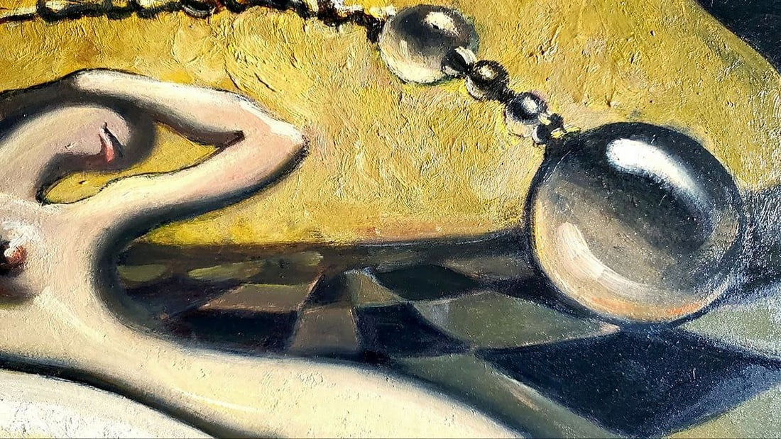Abstract oil painting Queen move Litvinov Daniil Olegovich - 6