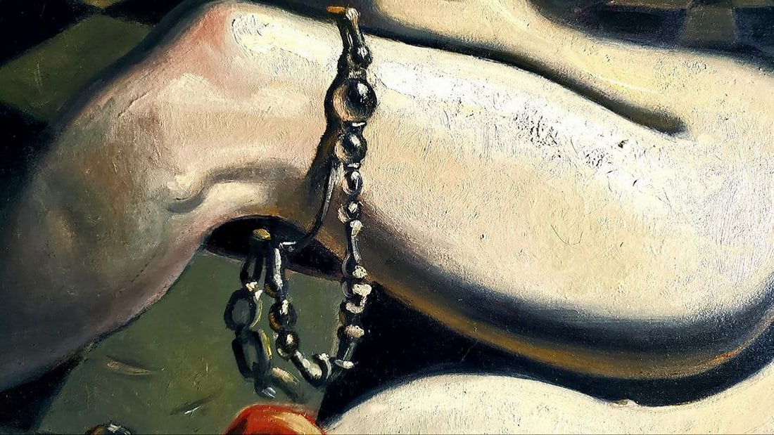 Abstract oil painting Queen move Litvinov Daniil Olegovich - 7