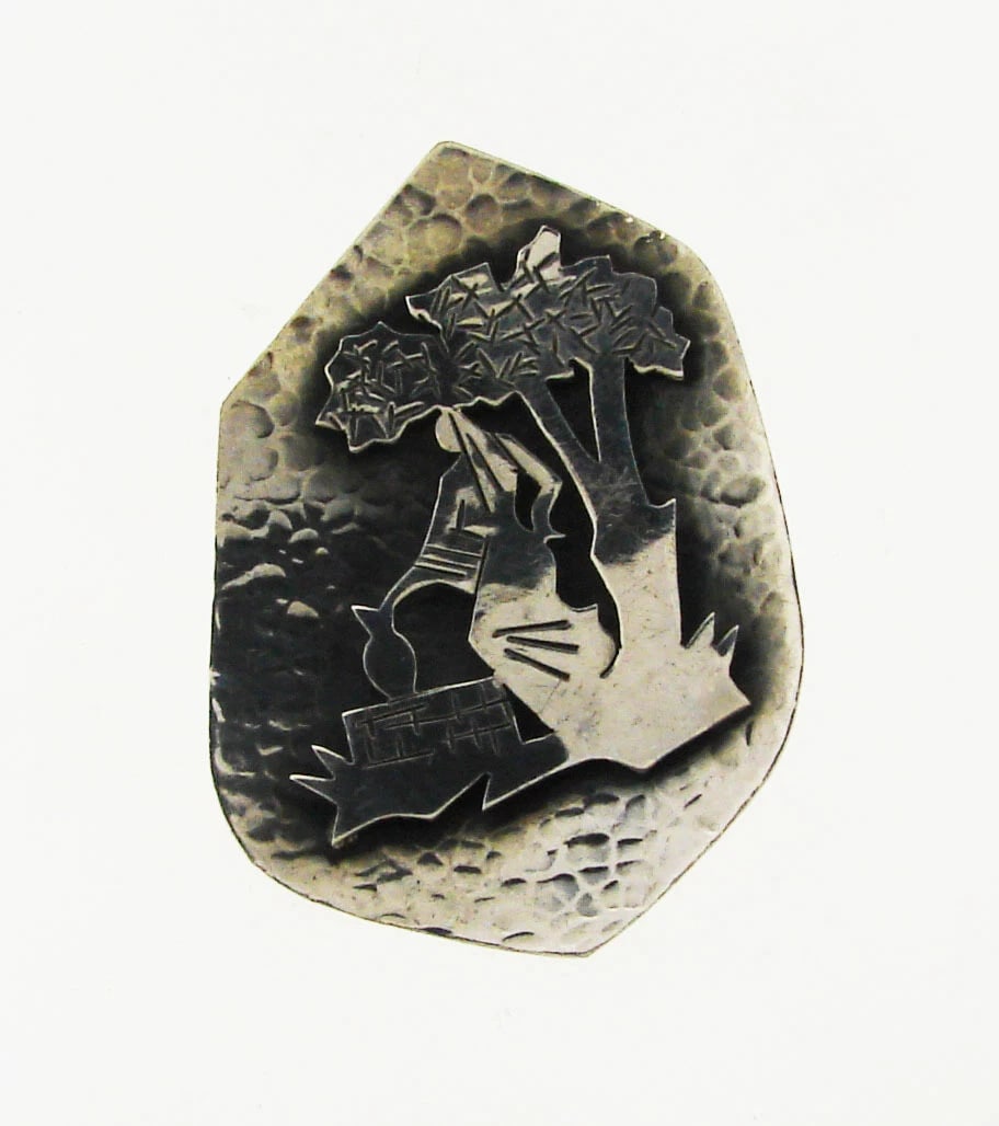 TIMELESS Bezale Israel Sterling Silver Pendant!: Title: TIMELESS Bezale Israel Sterling Silver Pendant! Description: DK Bezale Israel Sterling Silver Pin/Pendant! This wonderful item is one of a kind! The weight is 12.4 grams. The height is 2 3/8 in