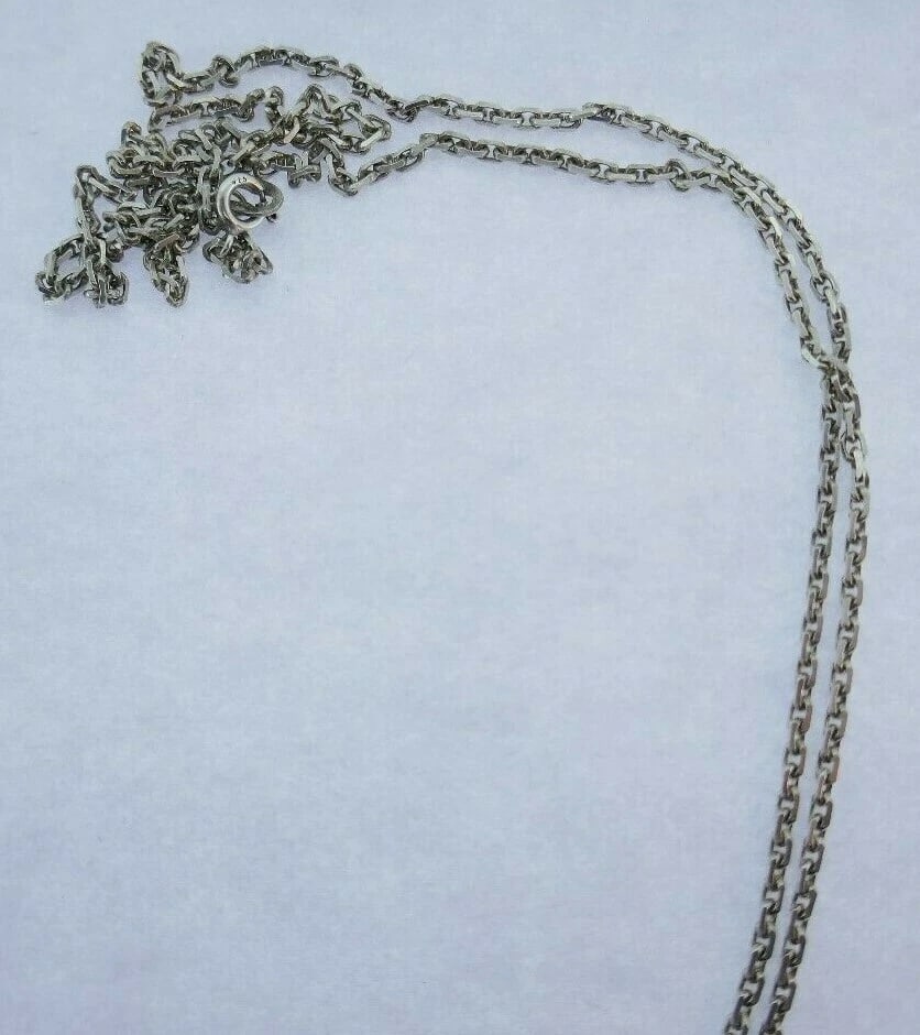 MEXICO TR-10 925 Silver & Topaz Necklace Vintage - 4