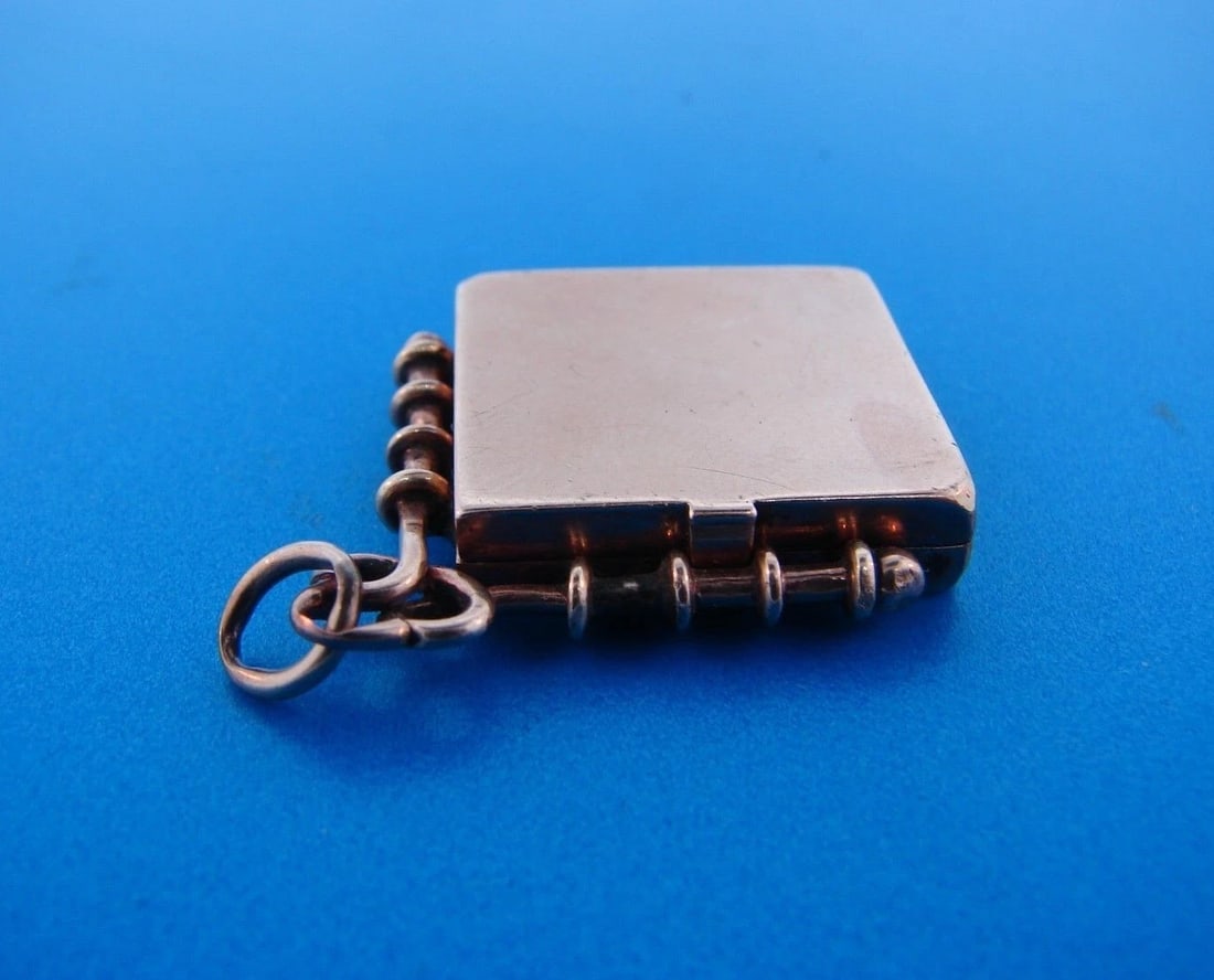 UNIQUE Victorian 10k Rose Gold Pendant/Charm - 4
