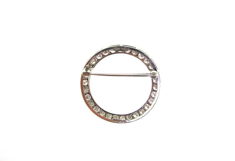 STUNNING Tiffany & Co. Platinum & Diamond Eternity Pin - 2