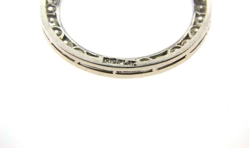 STUNNING Tiffany & Co. Platinum & Diamond Eternity Pin - 3