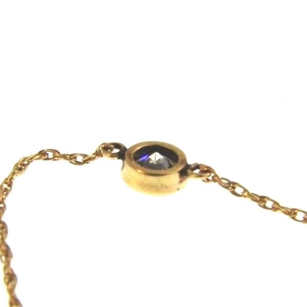 CLASSIC 14k Yellow Gold & Diamond Necklace Chain - 8
