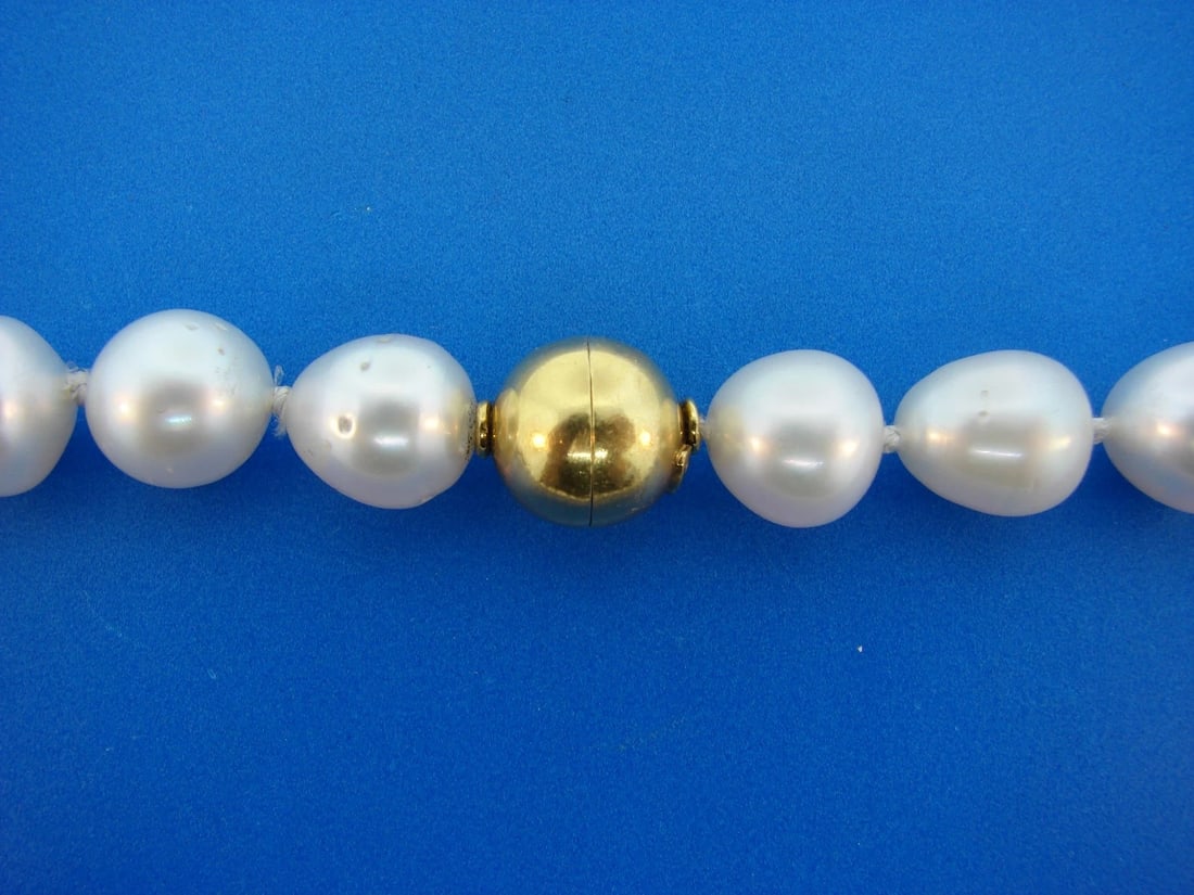 TIMELESS Giovani Italy 18k Yellow Gold & Pearl Strand Necklace - 3