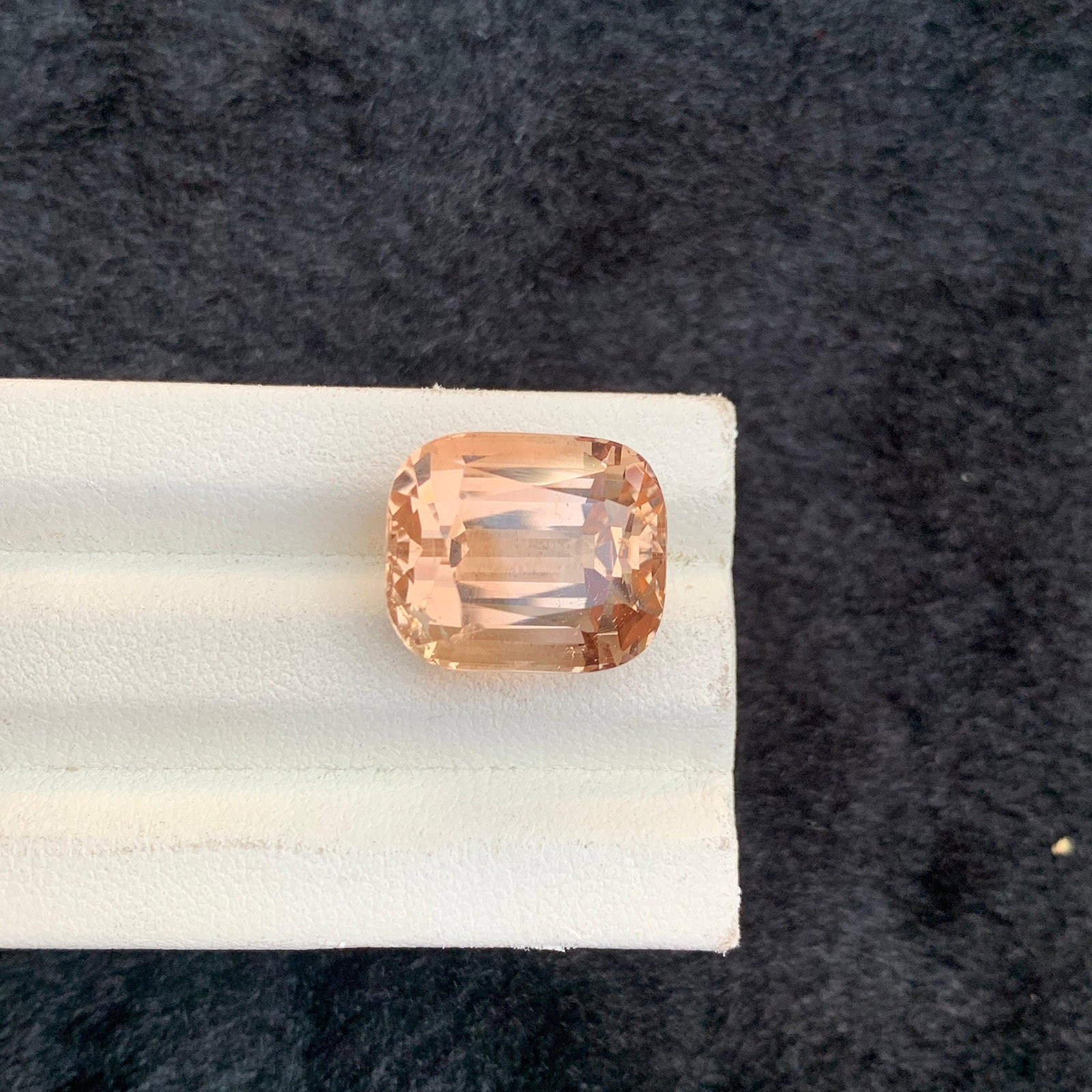 22.45 Carat Golden Topaz Gemstone: Cushion Cut, Eye Clean - 2