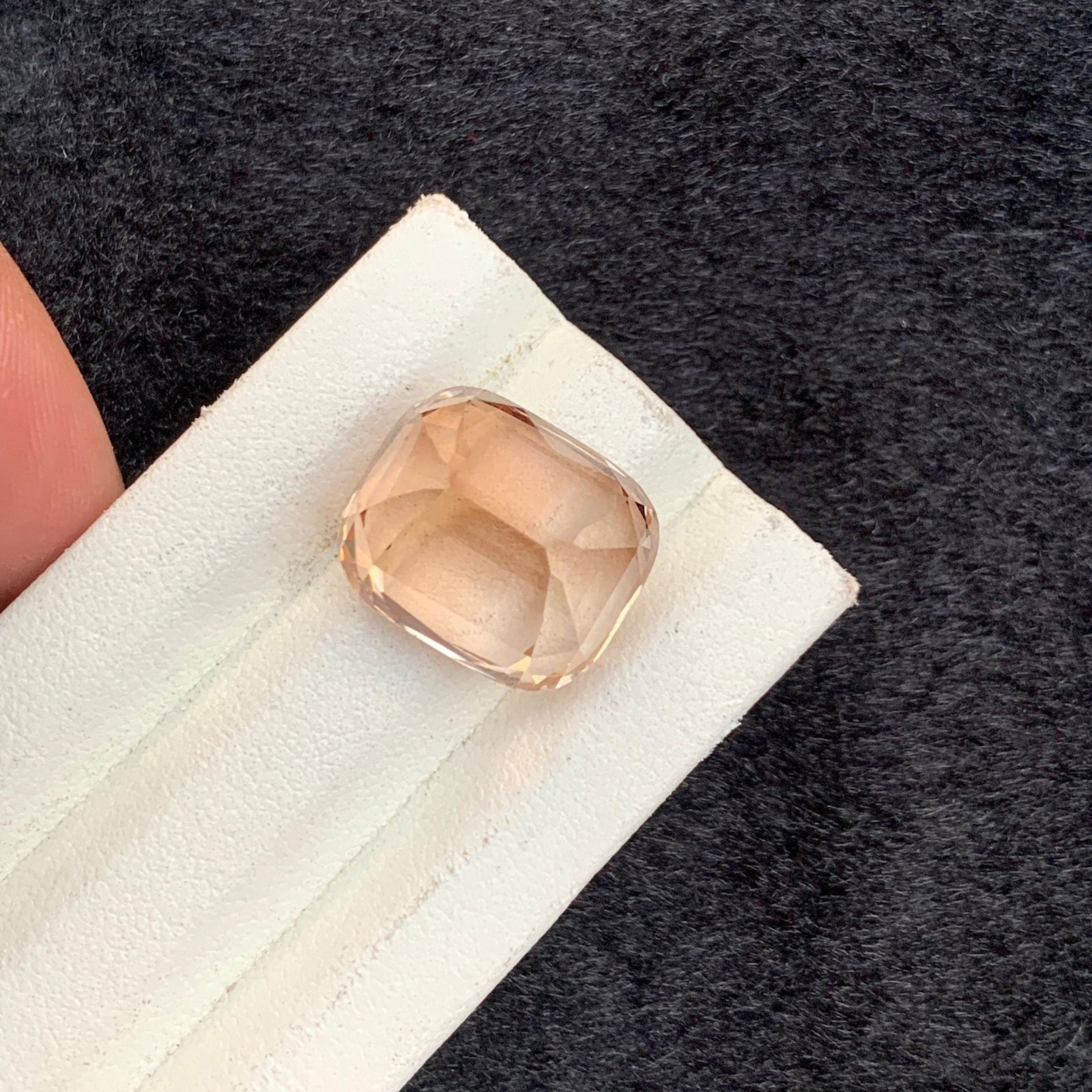 22.45 Carat Golden Topaz Gemstone: Cushion Cut, Eye Clean - 7