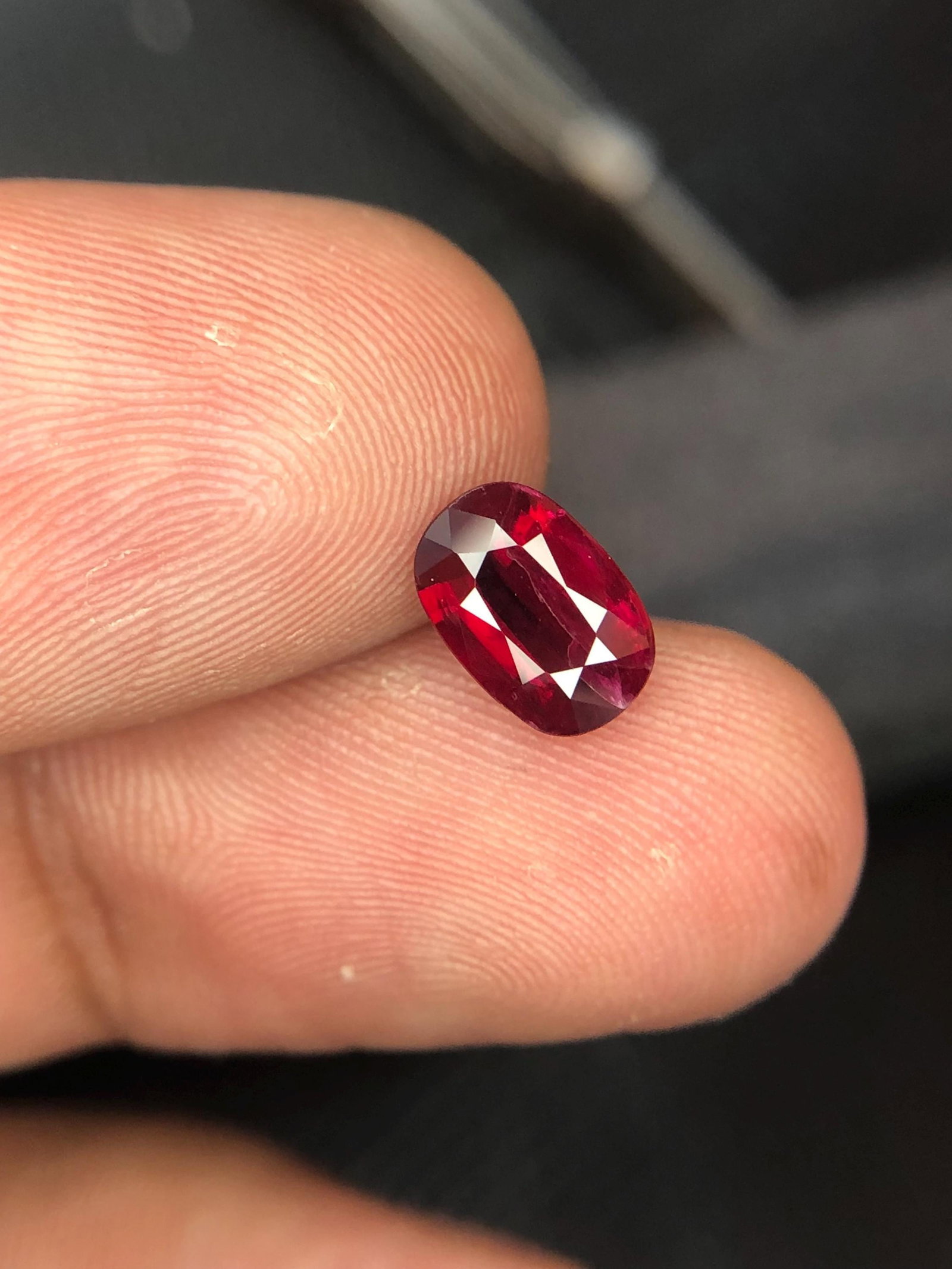 Pigeon Blood Red Mozambique Ruby Gem, Faceted Cushion Cut Mozambique Ruby, Vivid Red Ruby Gem For - 8