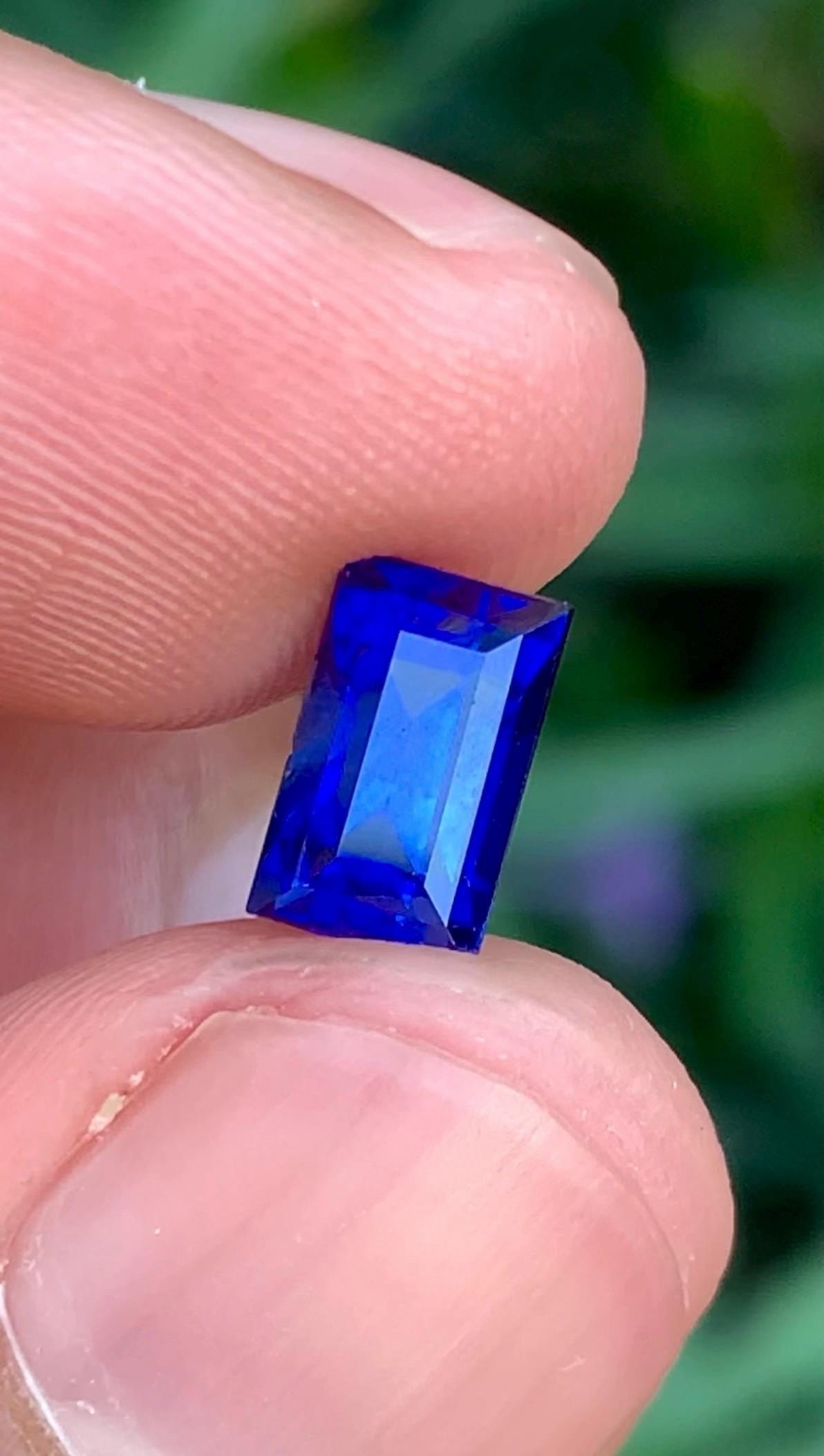 2.24 Carat Heated Royal Blue Sapphire Gemstone From Srilanka - 5