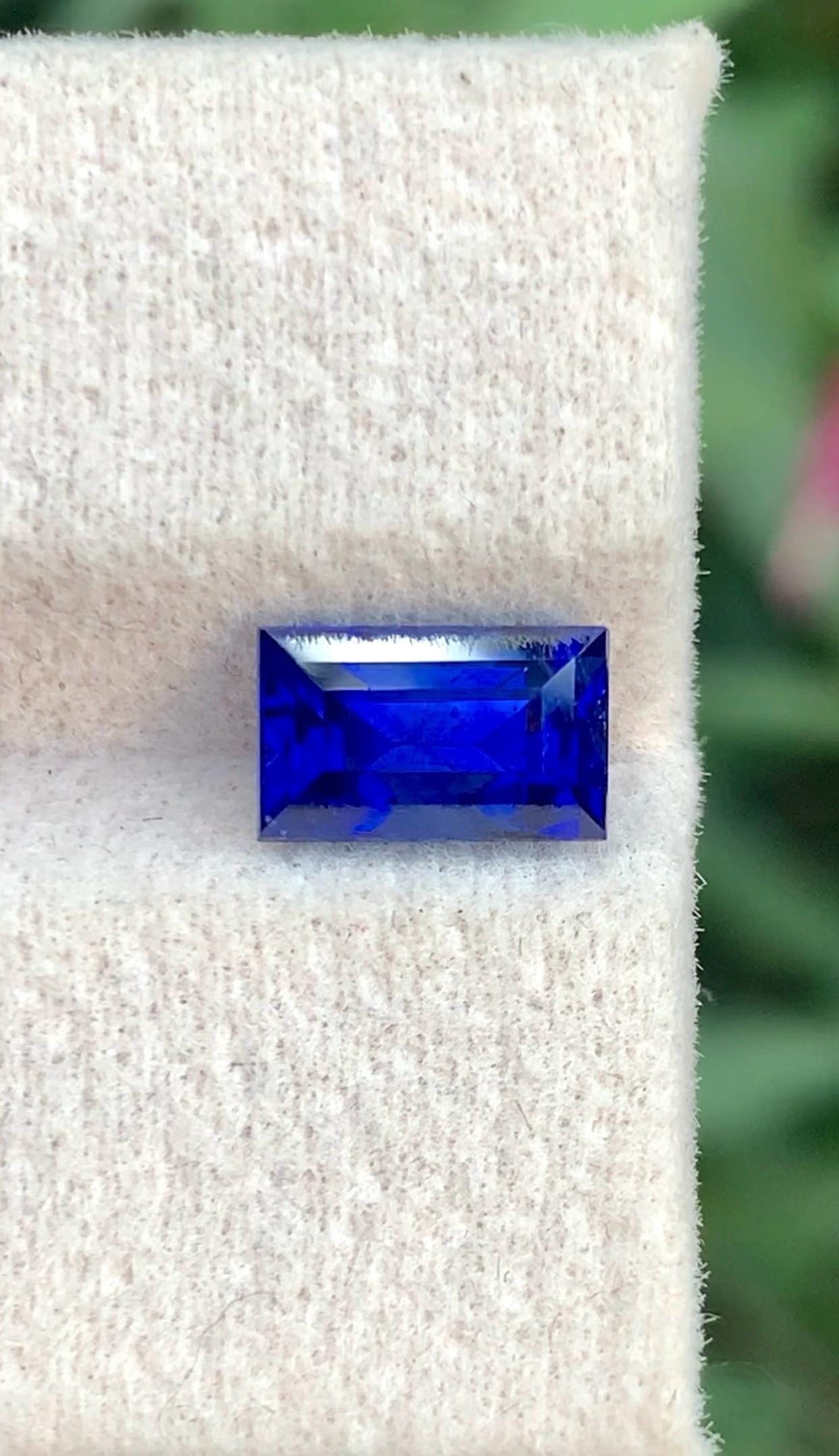 2.24 Carat Heated Royal Blue Sapphire Gemstone From Srilanka - 6