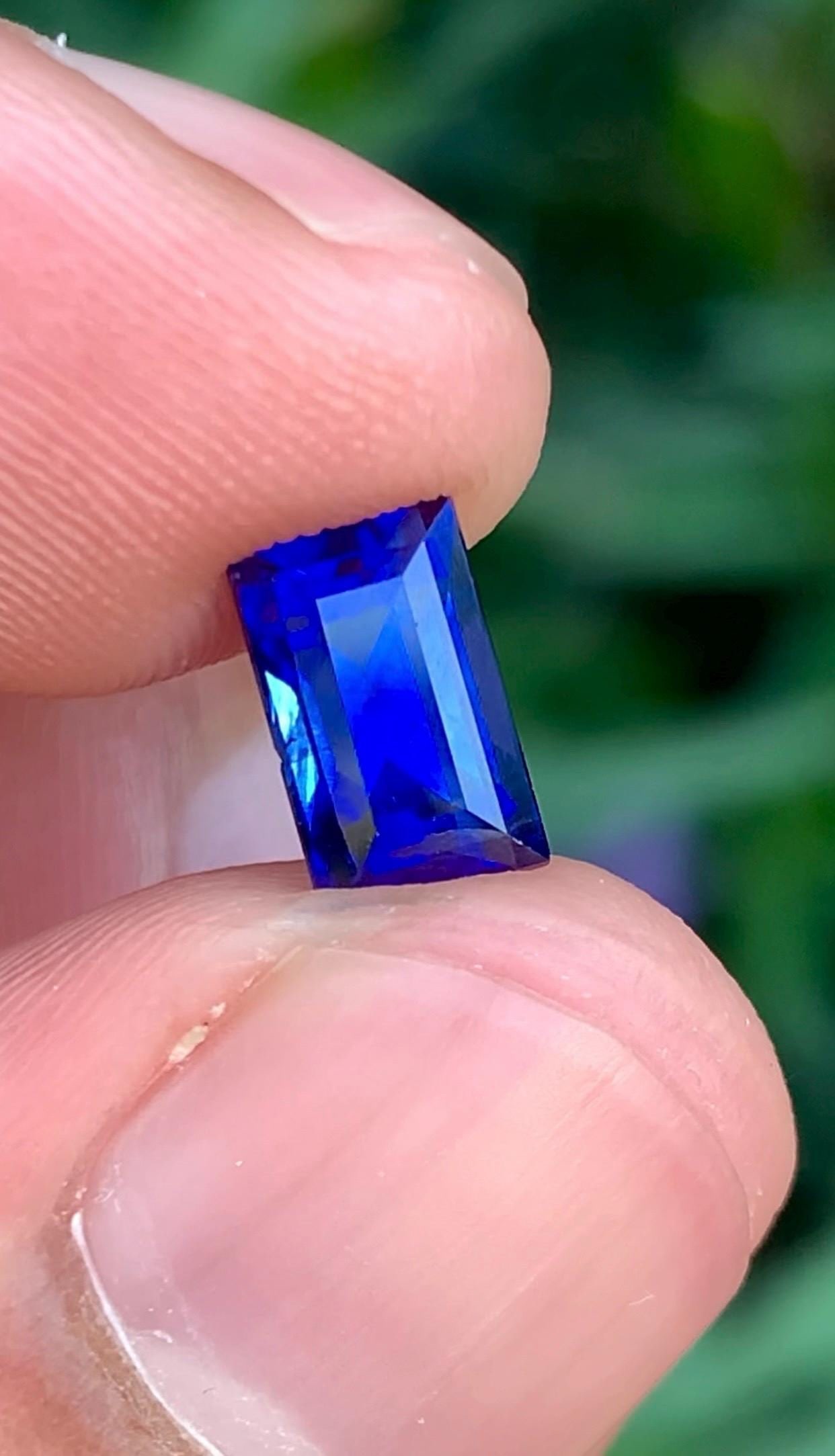 2.24 Carat Heated Royal Blue Sapphire Gemstone From Srilanka - 8