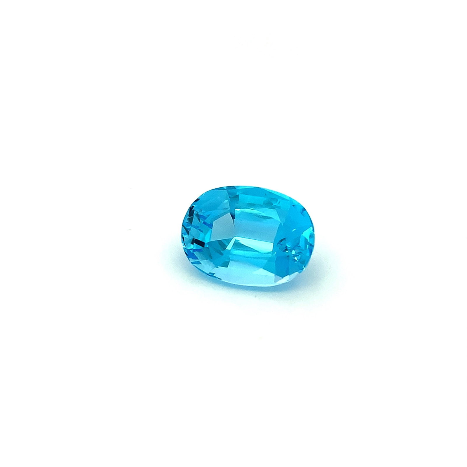 Jewellery Size Swiss Blue Topaz Oval Cut Gemstone - 22.20 Carat - 4
