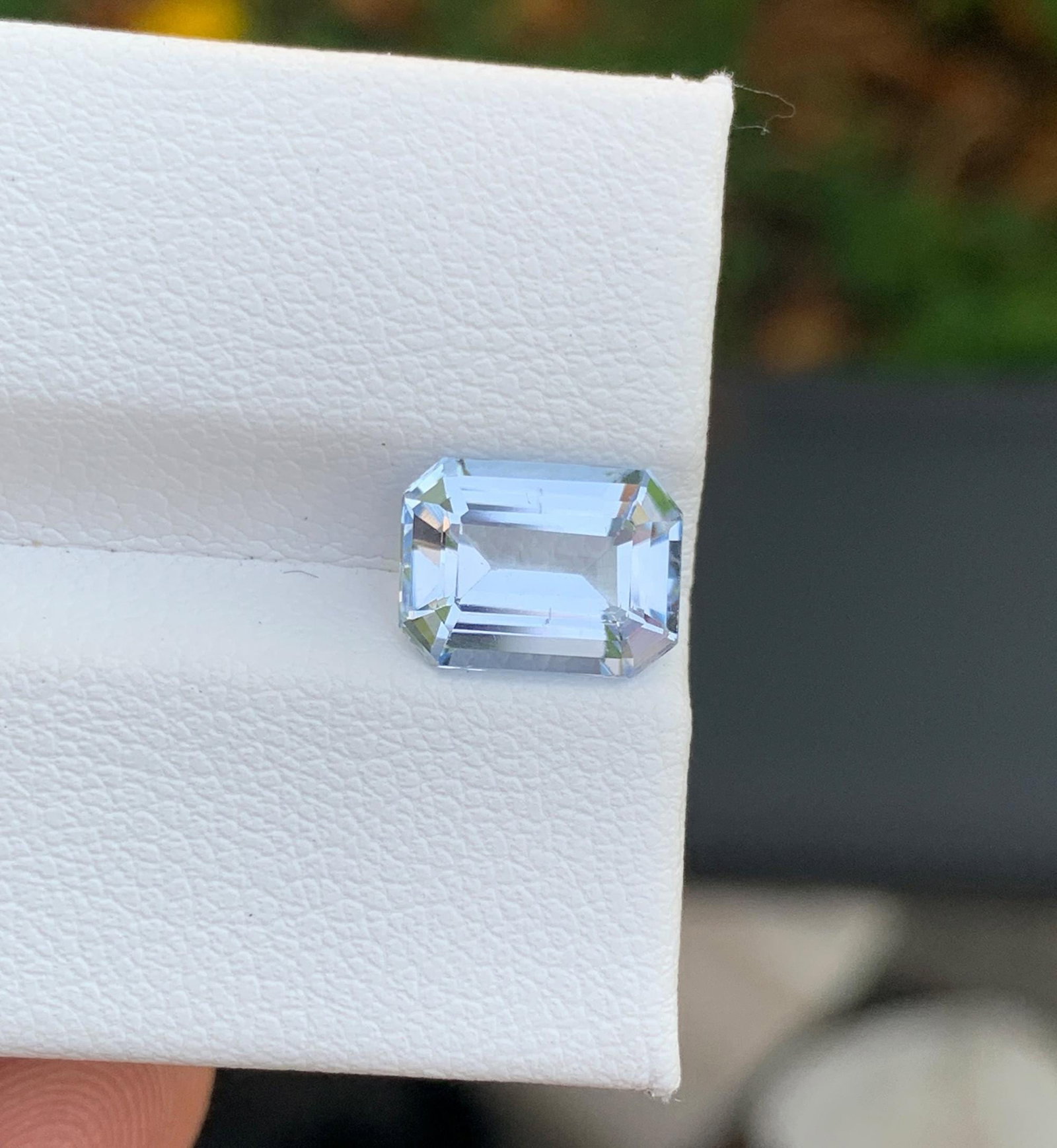 Santa Maria Aquamarine Gemstone: 2.20 Ct Emerald Cut Madagascar Beryl for Jewelry Making (1 of 5)