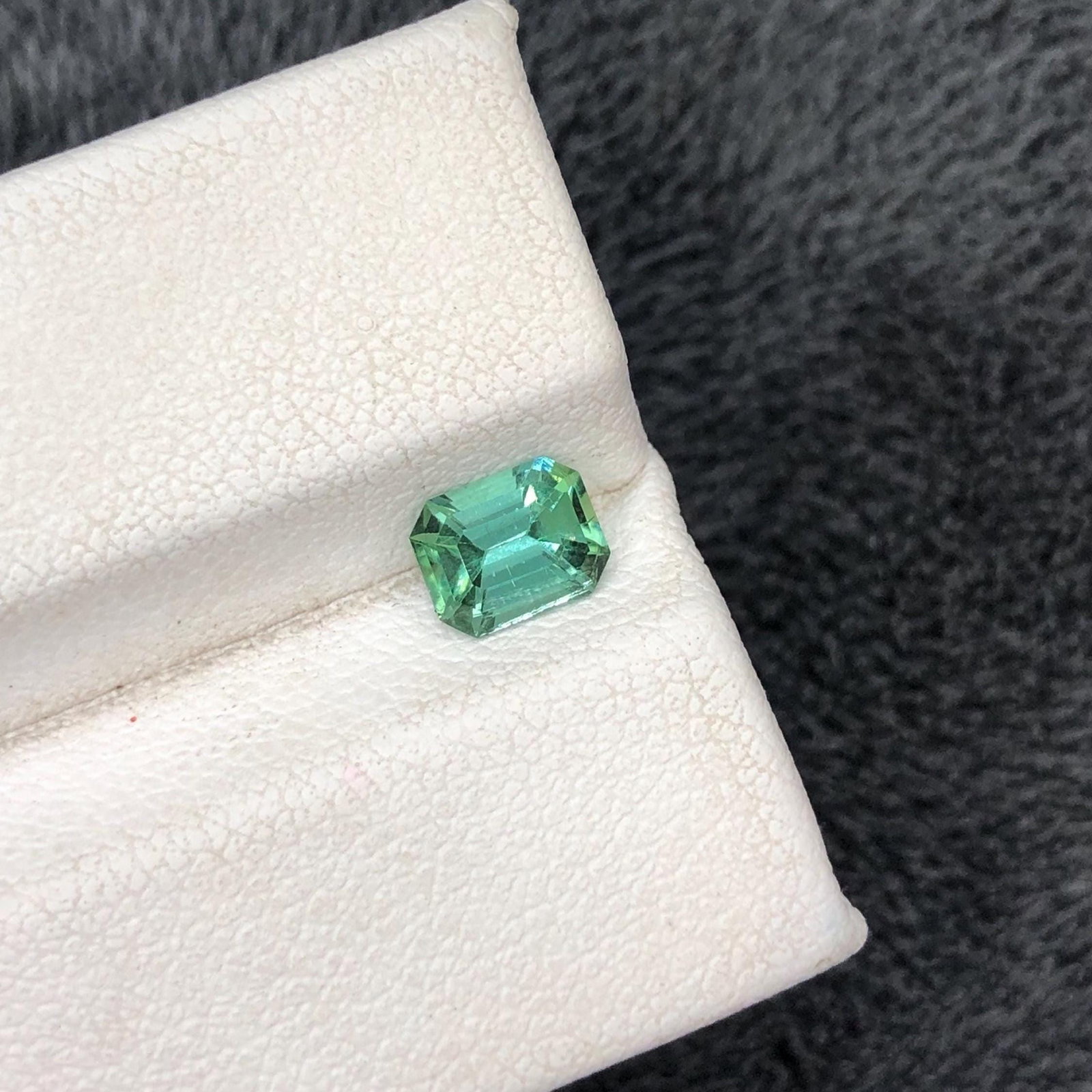 Mint Green Tourmaline Gemstone: Emerald Cut, Afghanistan, 0.860 Carat - 6