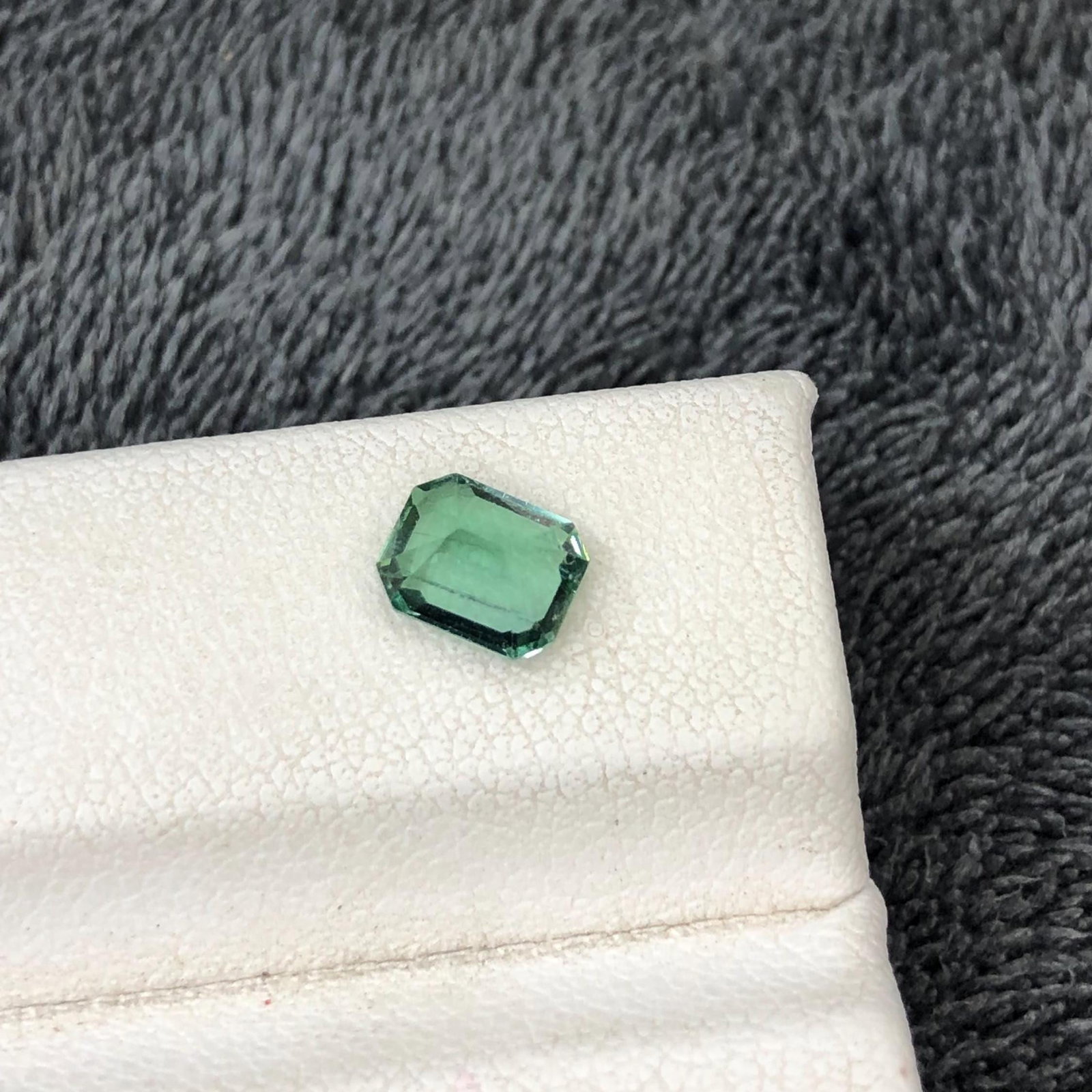 Mint Green Tourmaline Gemstone: Emerald Cut, Afghanistan, 0.860 Carat - 7