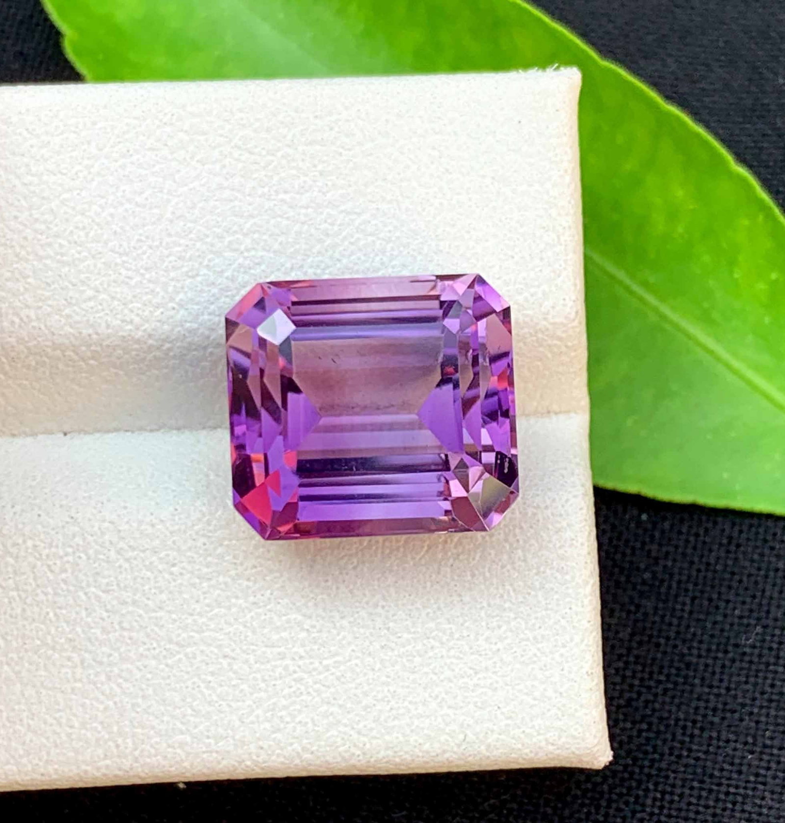 Emerald Cut Amethyst Gemstone: 9.95 Carats, February Birthstone - 3